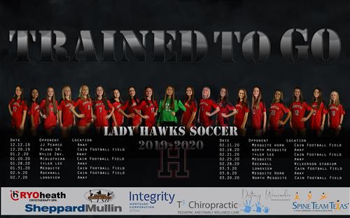 2019-2020 Heath Lady Hawks Soccer 